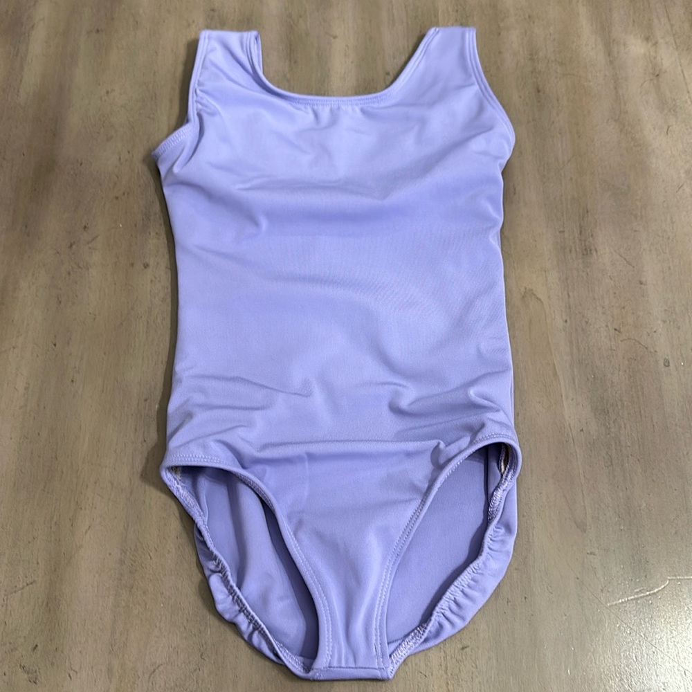 Lavender Scoop Neck Dance Leotard